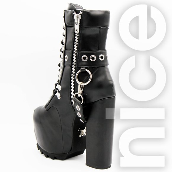 CHARLA TEDRICK LOCKUP PLATFORM BOOTS - Picture 4 of 7